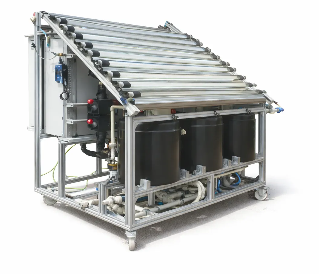 Solar CPC hydrogen reactor device